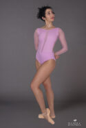 Body danza donna in lycra e tulle